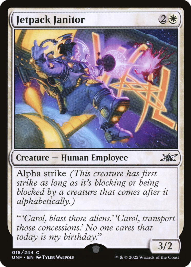 Jetpack Janitor (UNF-015) (Foil)