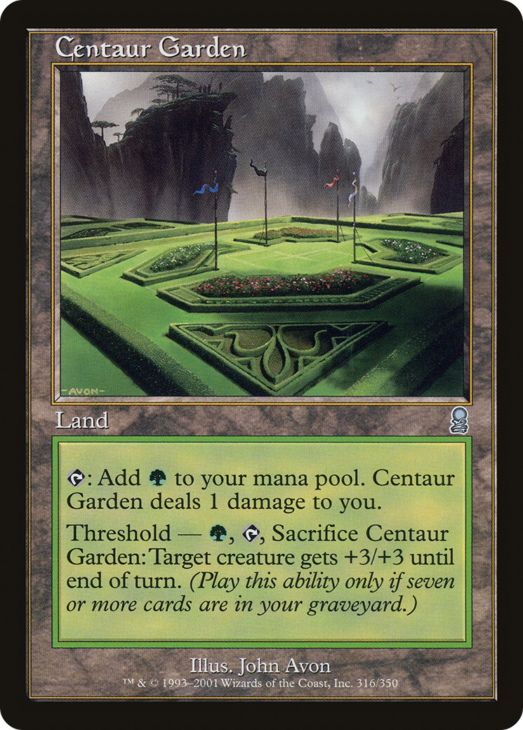 Centaur Garden (ODY-316) (Foil)