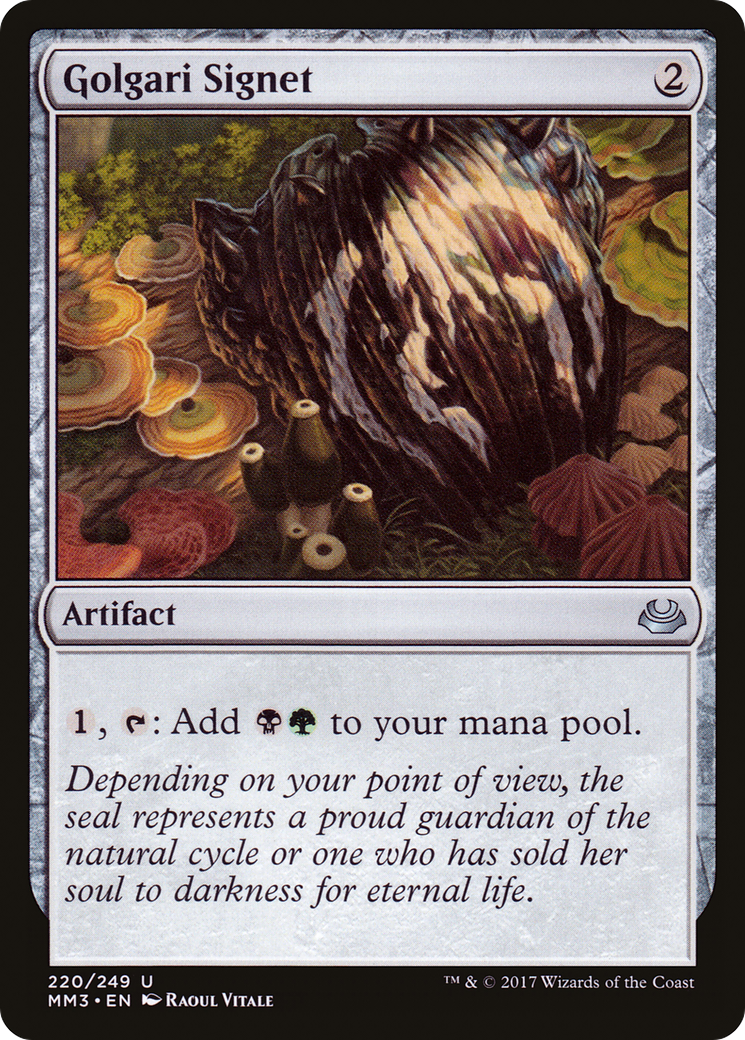 Golgari Signet (MM3-220) (Foil)