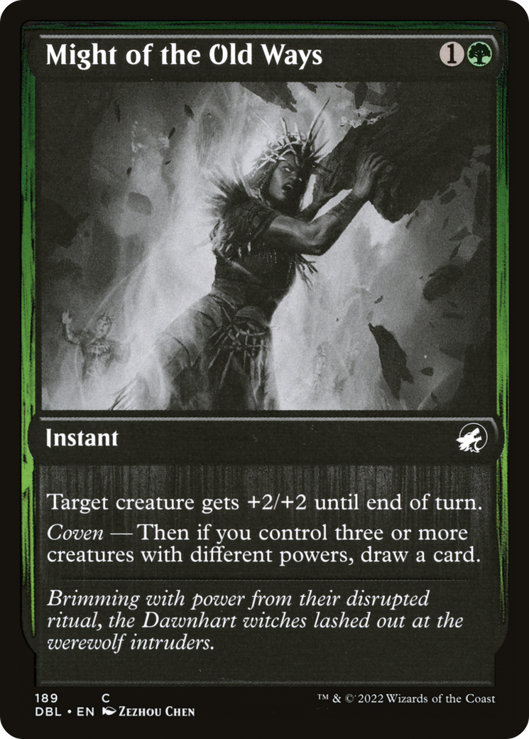 Might of the Old Ways (DBL-189) (Foil)