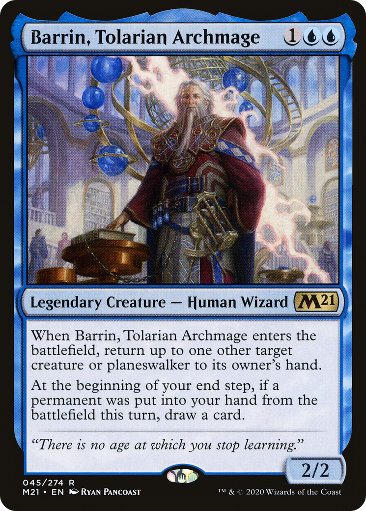 Barrin, Tolarian Archmage (M21-045)