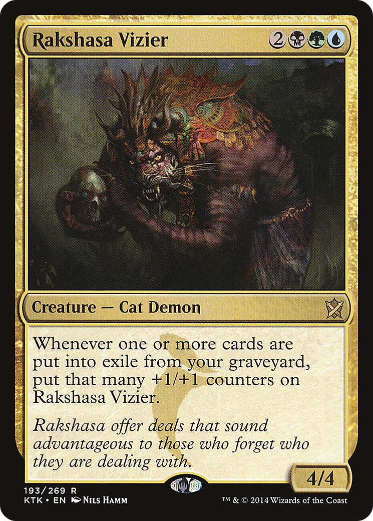 Rakshasa Vizier (KTK-193) (Foil)