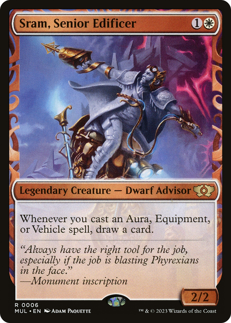 Sram, Senior Edificer (MUL-006) (Showcase) (Foil)