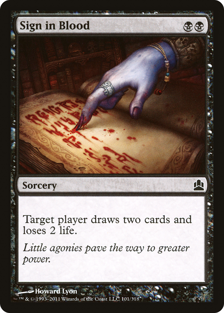 Sign in Blood (CMD-101)