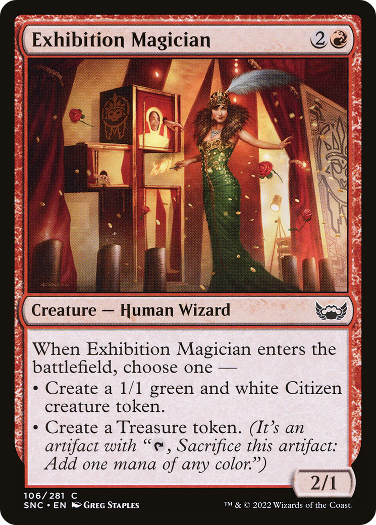 Exhibition Magician (SNC-106) (Foil)