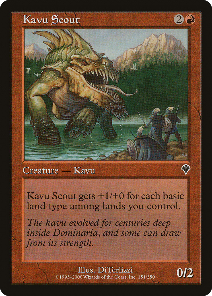 Kavu Scout (INV-151) (Foil)