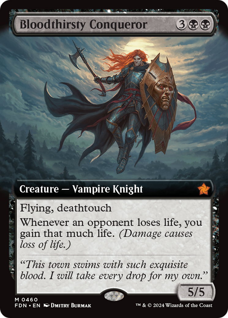 Bloodthirsty Conqueror (FDN-460) (Extended Art)