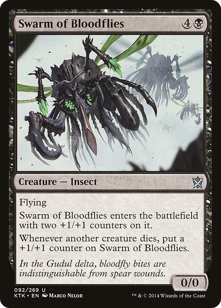 Swarm of Bloodflies (KTK-092) (Foil)