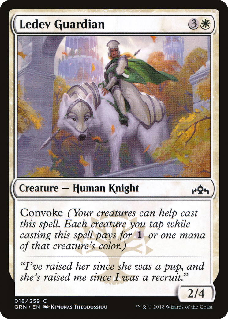 Ledev Guardian (GRN-018) (Foil)