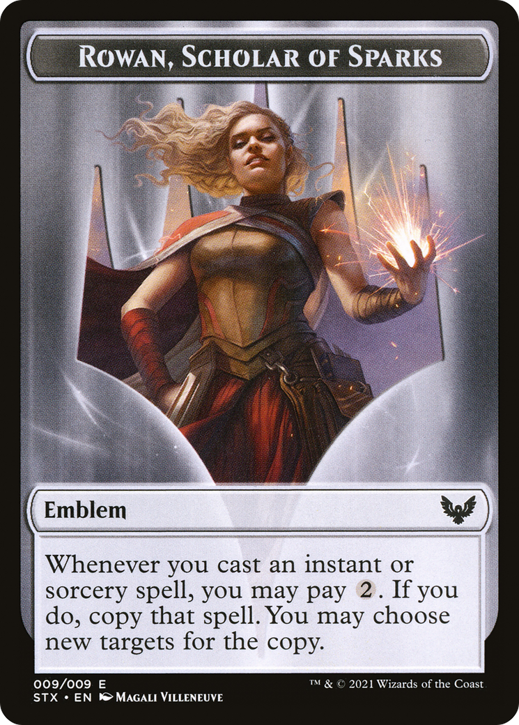 Rowan, Scholar of Sparks Emblem (TSTX-009)