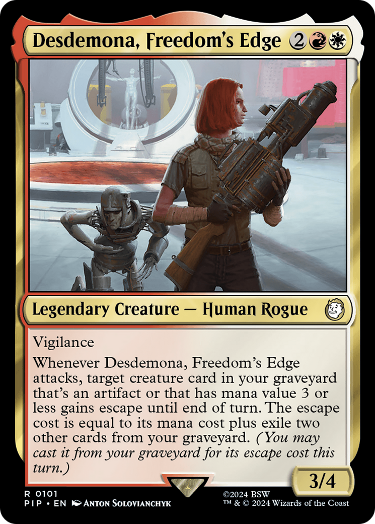 Desdemona, Freedom's Edge (PIP-101)