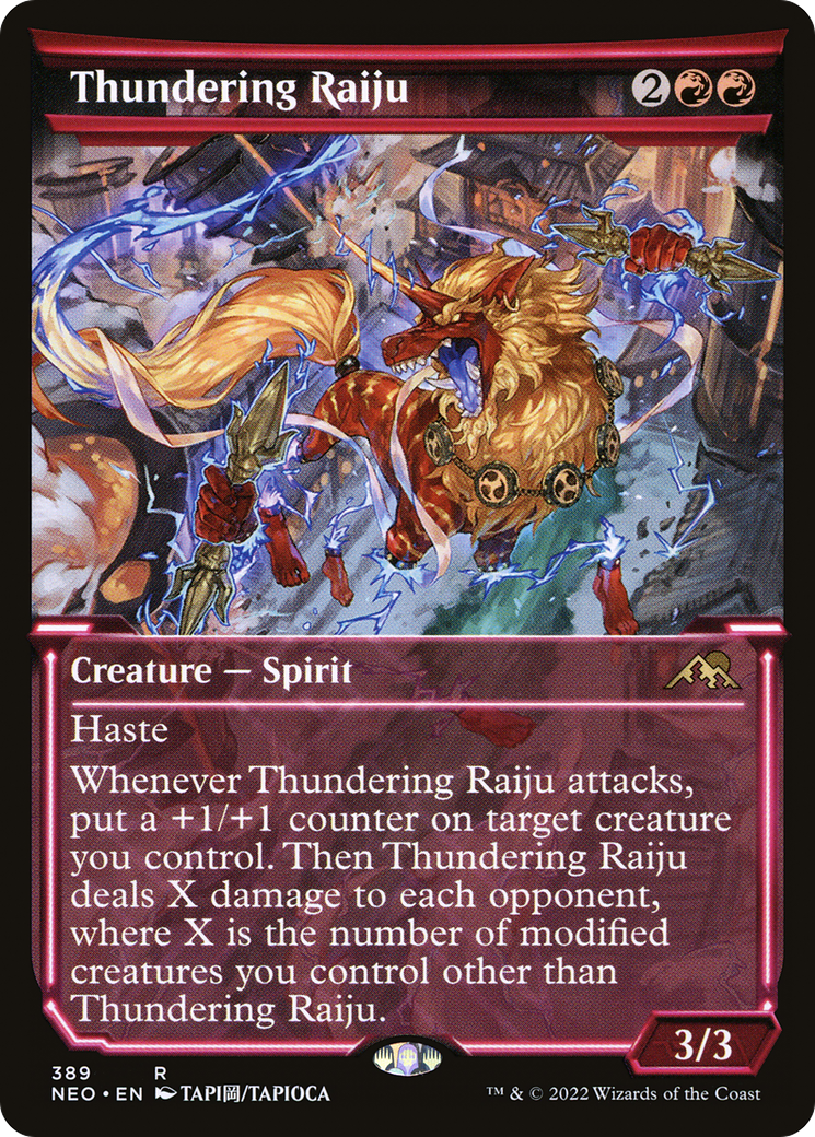 Thundering Raiju (NEO-389) (Showcase)