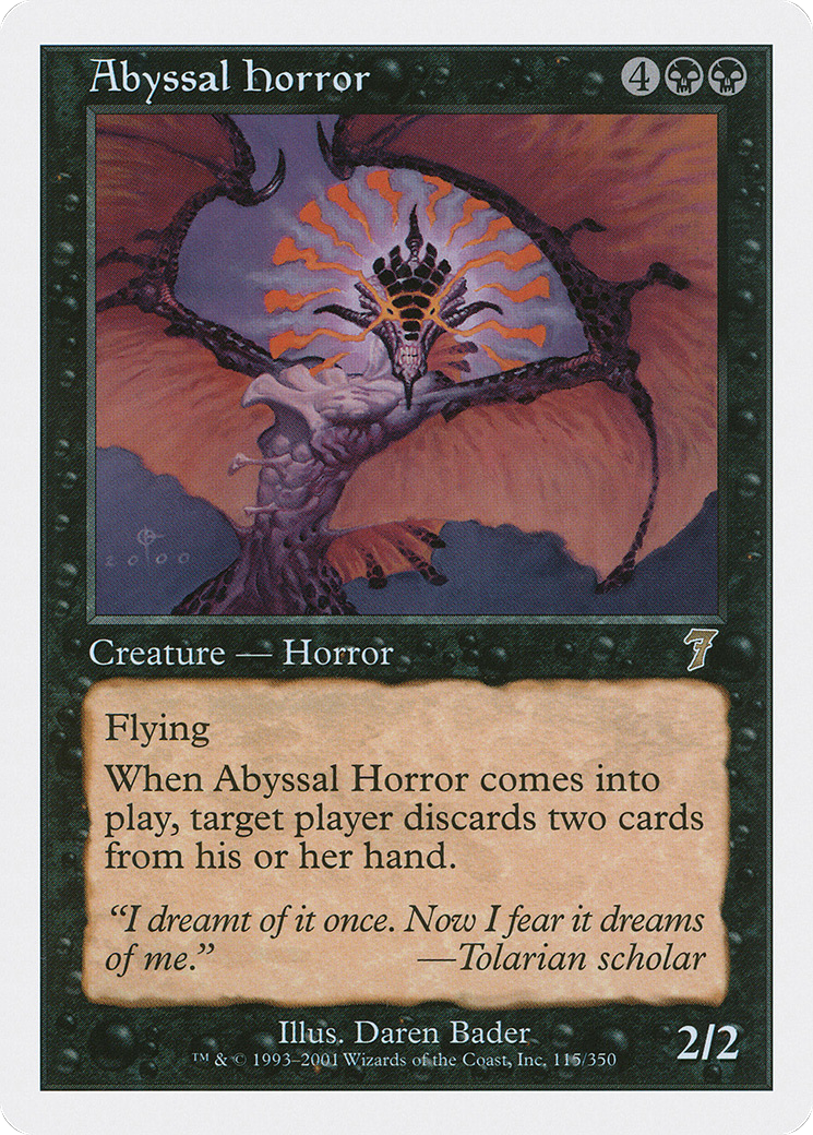 Abyssal Horror (7ED-115)