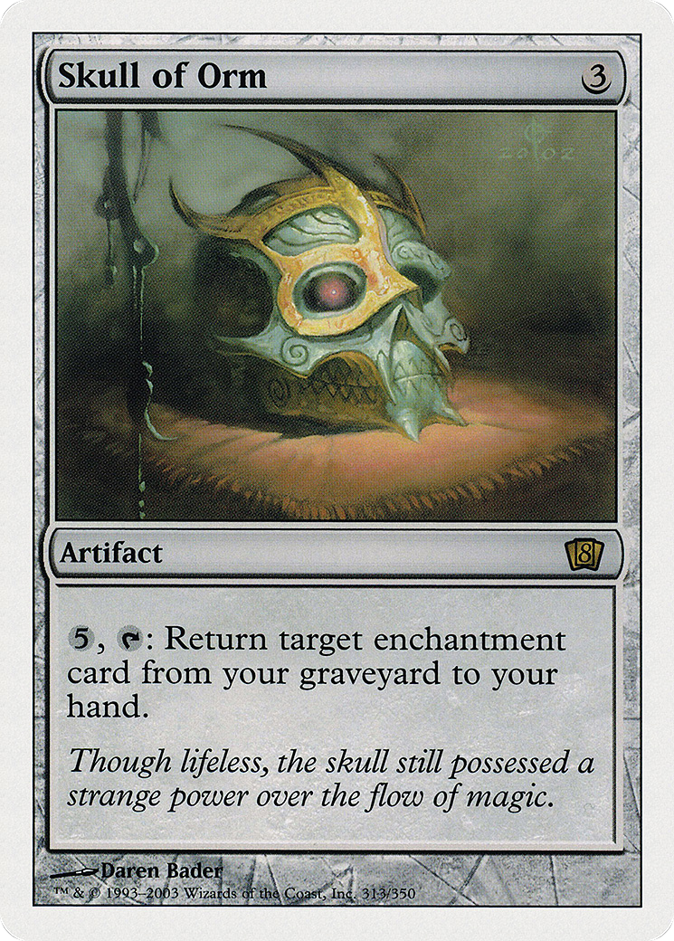 Skull of Orm (8ED-313) (Foil)