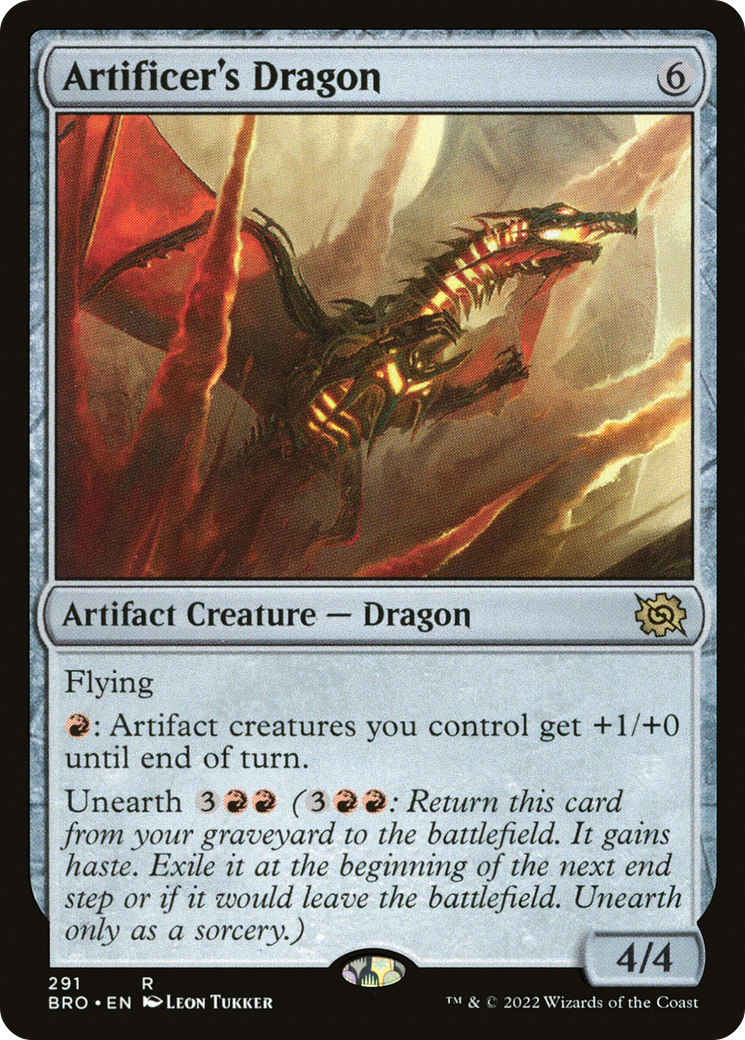 Artificer's Dragon (BRO-291) (Foil)