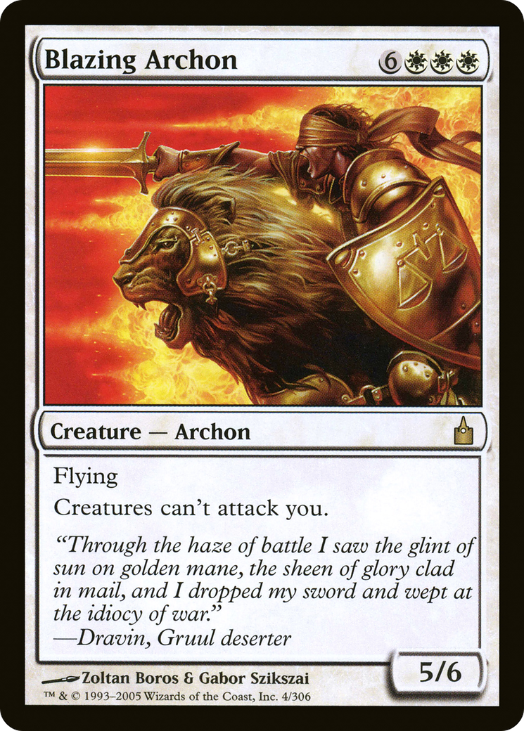 Blazing Archon (RAV-004) (Foil)