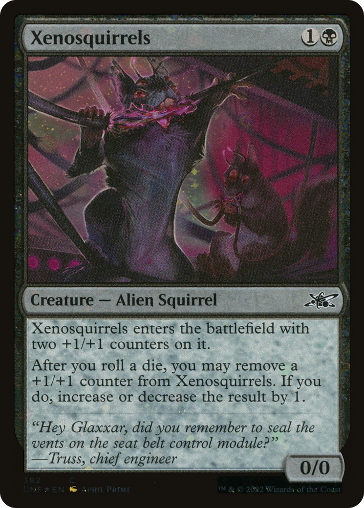 Xenosquirrels (UNF-382) (Galaxy Foil)