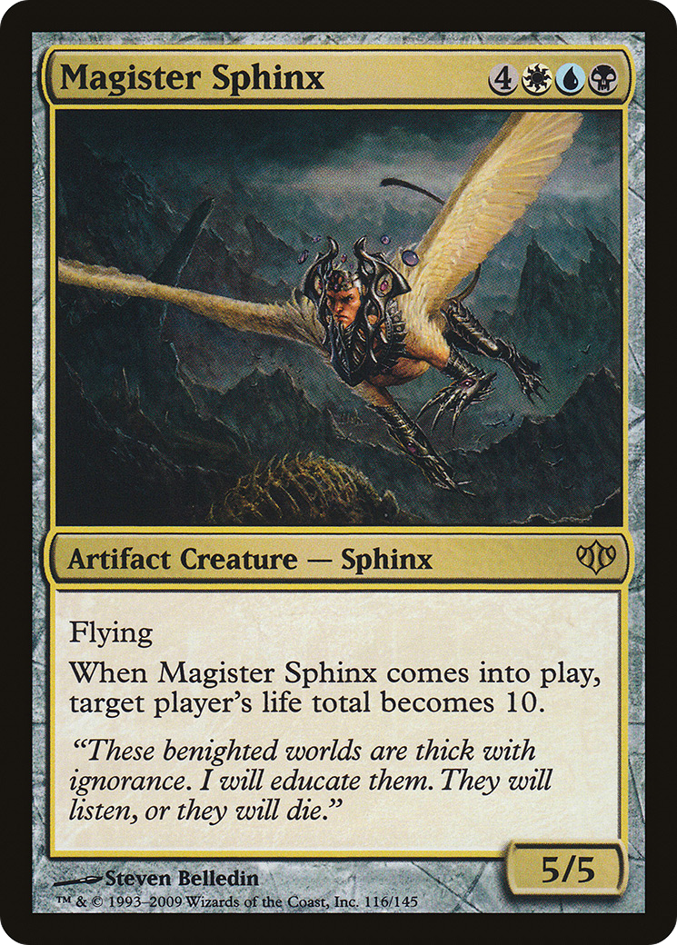 Magister Sphinx (CON-116) (Foil)