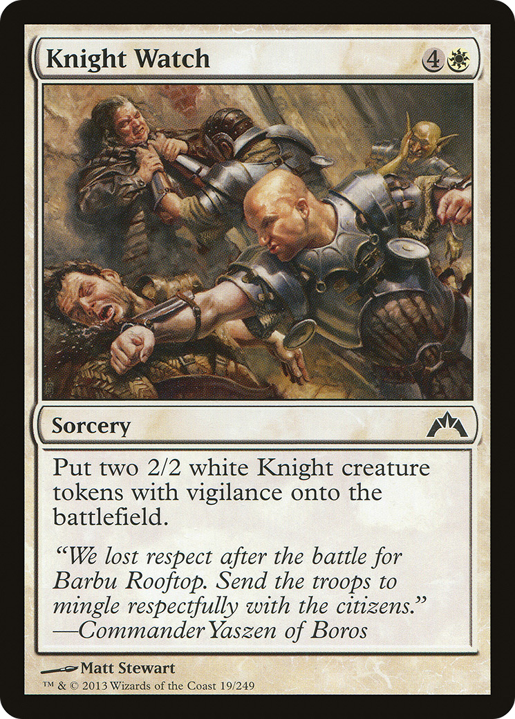Knight Watch (GTC-019) (Foil)