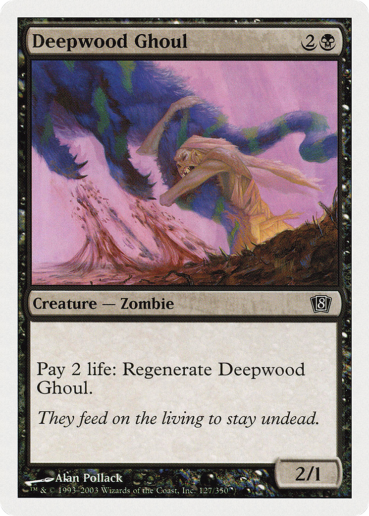 Deepwood Ghoul (8ED-127) (Foil)