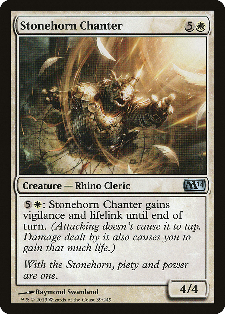 Stonehorn Chanter (M14-039) (Foil)
