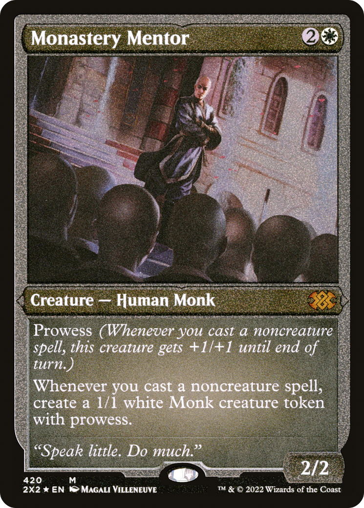 Monastery Mentor (2X2-420) (Etched Foil)