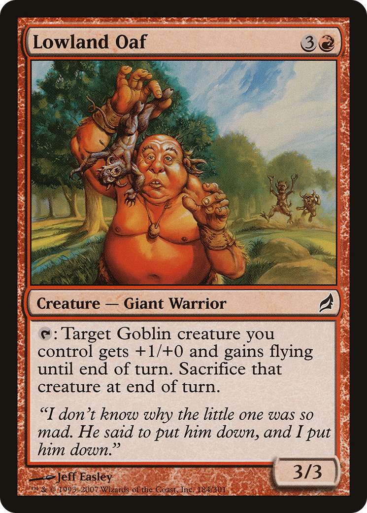 Lowland Oaf (LRW-184) (Foil)