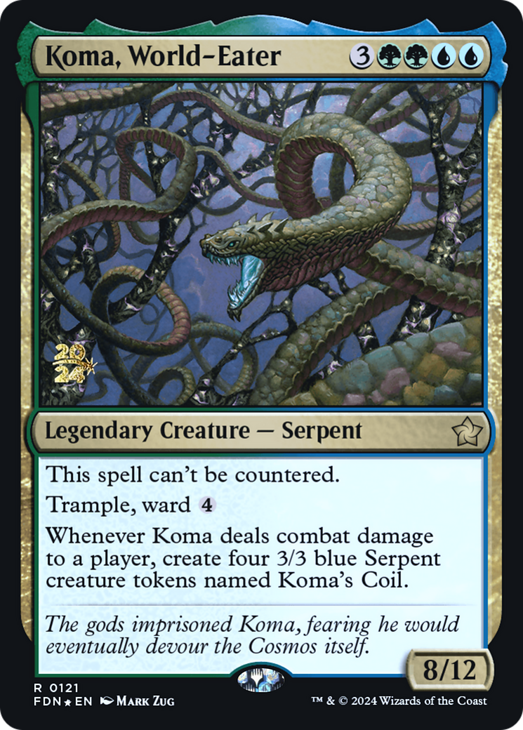 Koma, World-Eater (PRE-121S) (Foil)