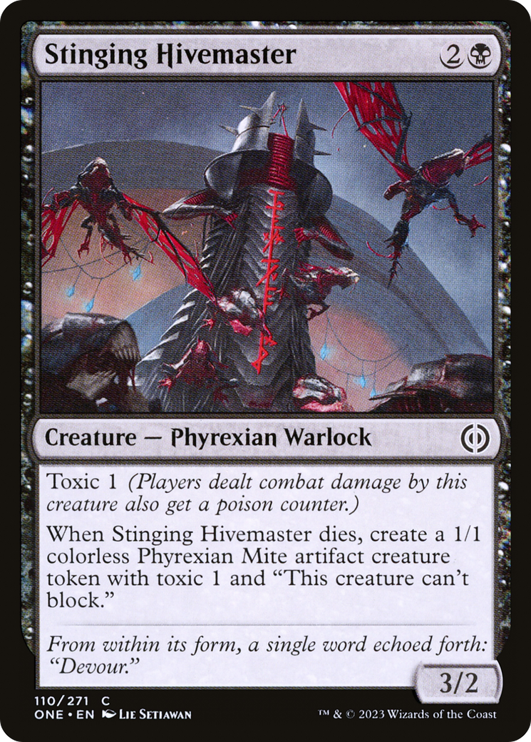 Stinging Hivemaster (ONE-110) (Foil)