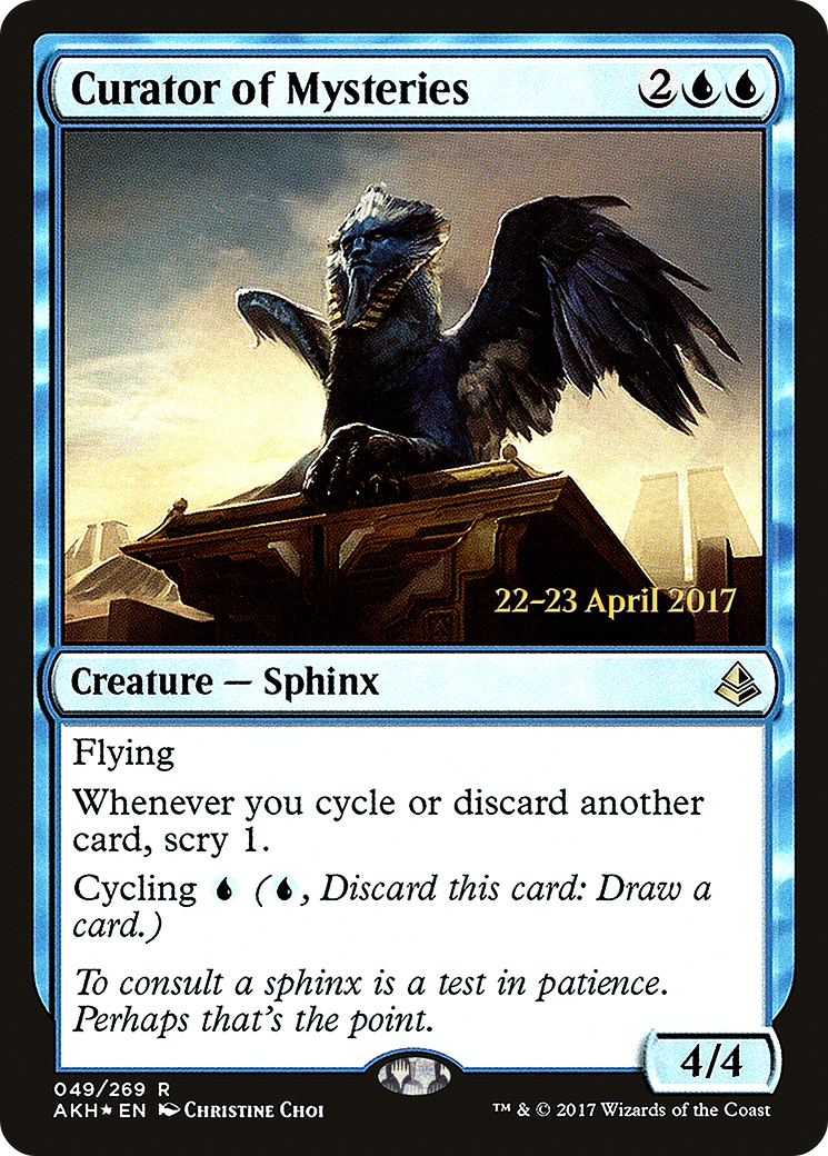 Curator of Mysteries (PRE-49S) (Foil)