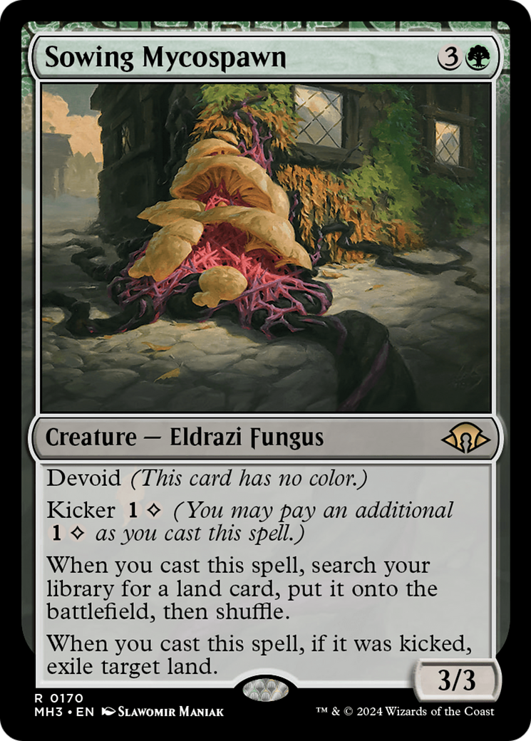Sowing Mycospawn (MH3-170) (Foil)