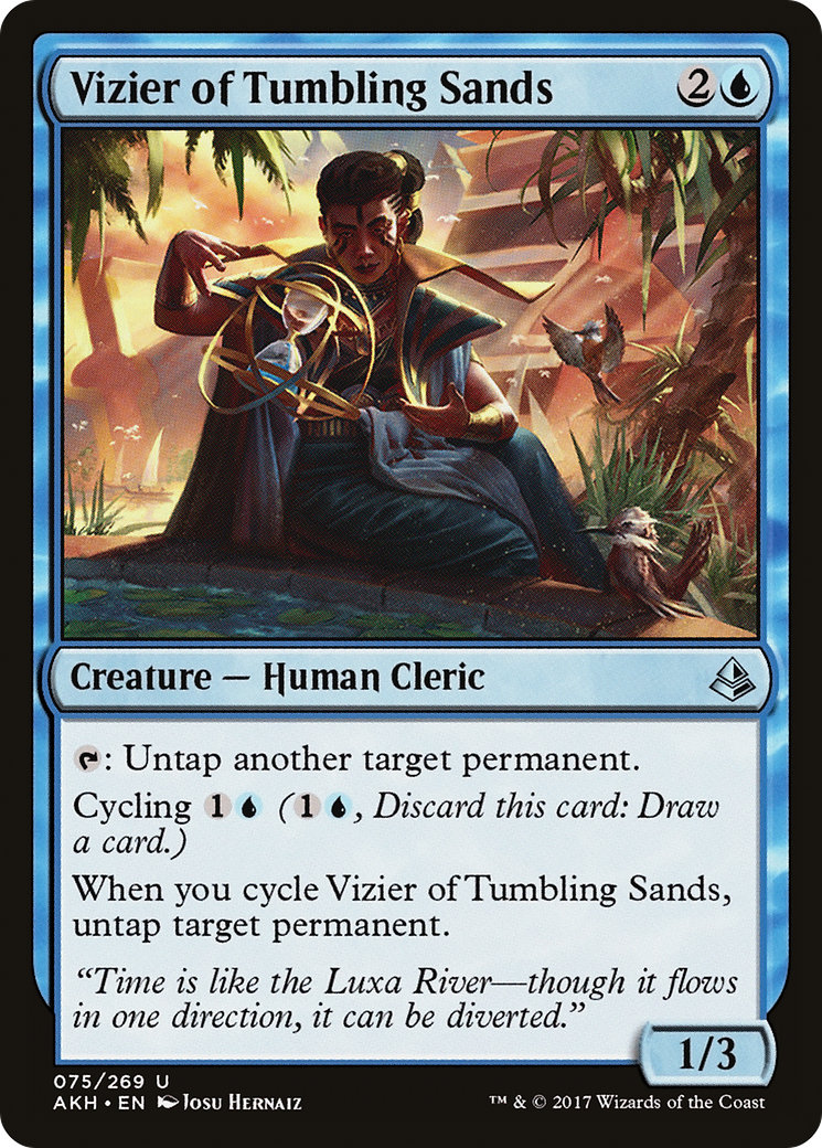 Vizier of Tumbling Sands (AKH-075) (Foil)