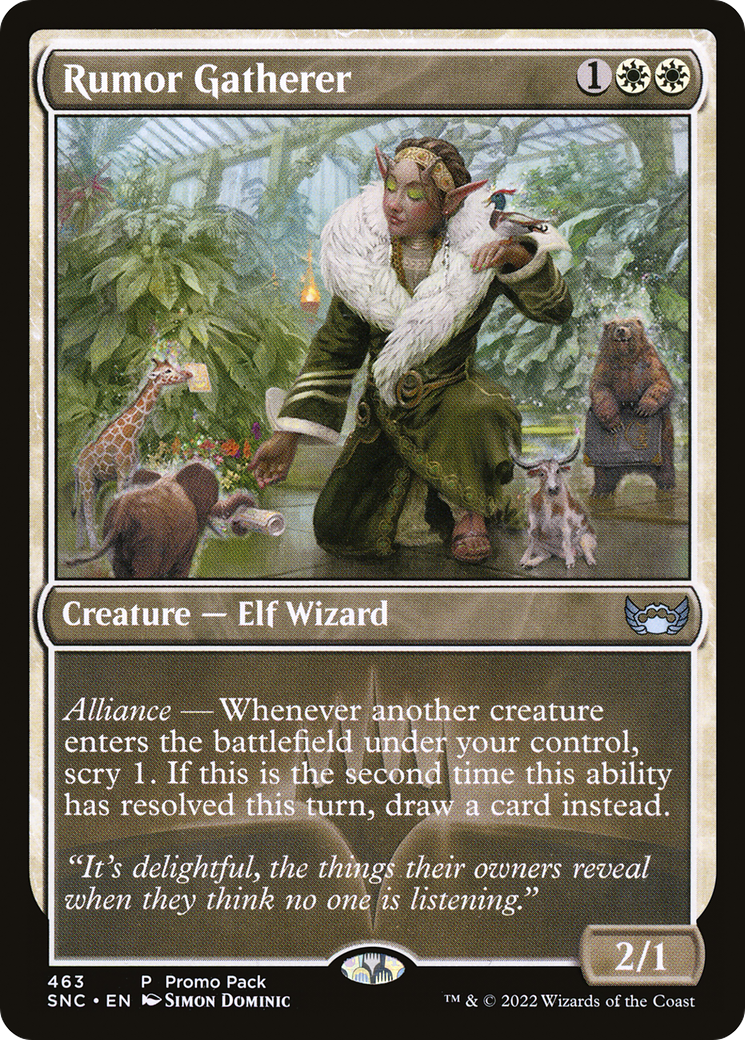 Rumor Gatherer (PPSNC-463) (Foil)