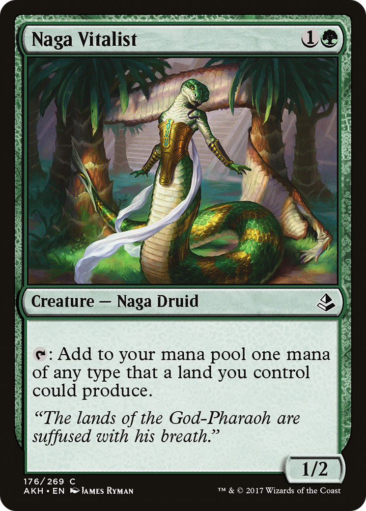 Naga Vitalist (AKH-176) (Foil)