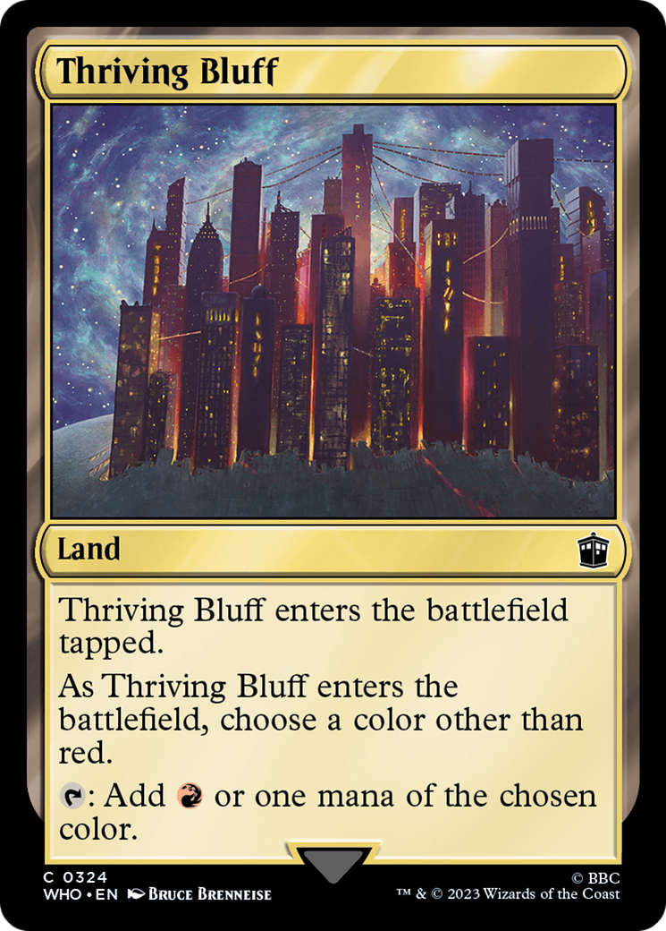 Thriving Bluff (WHO-324) (Foil)