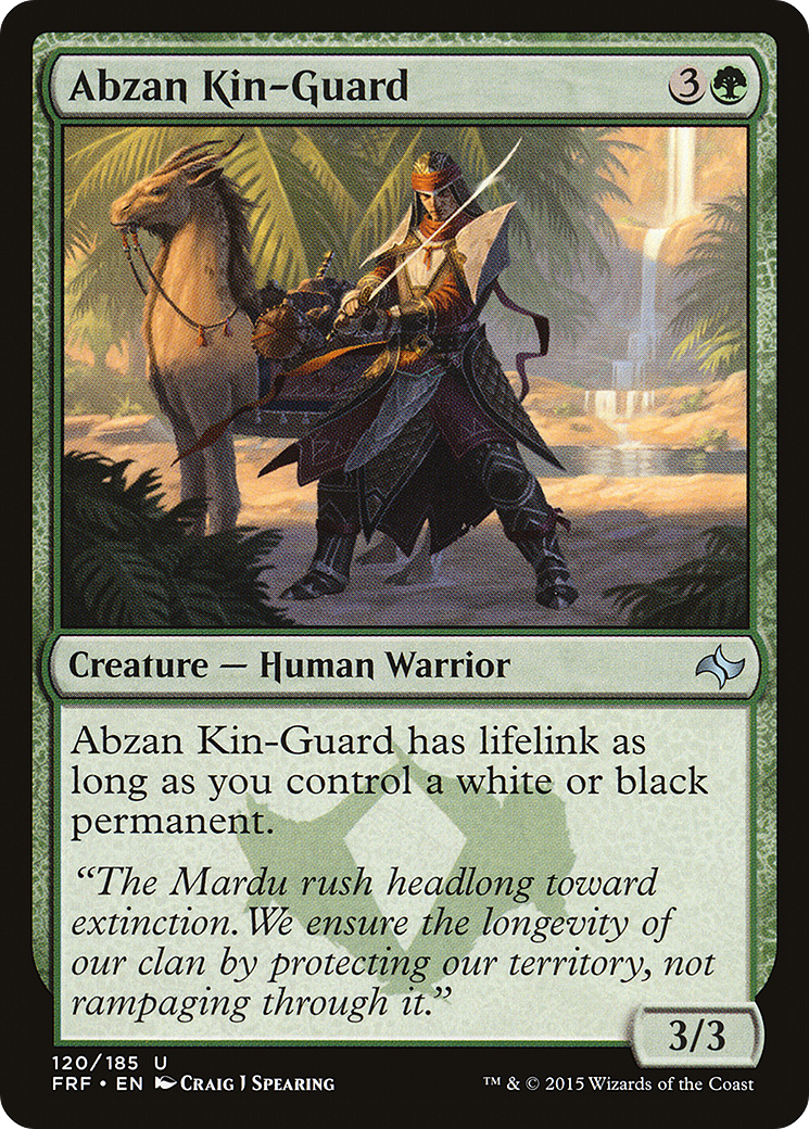 Abzan Kin-Guard (FRF-120) (Foil)