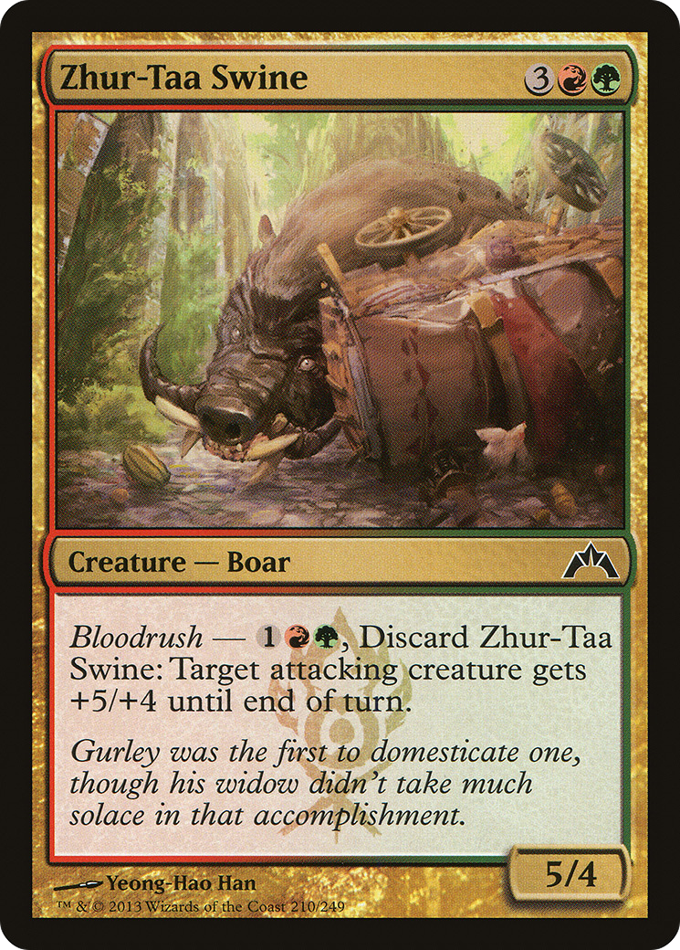 Zhur-Taa Swine (GTC-210) (Foil)