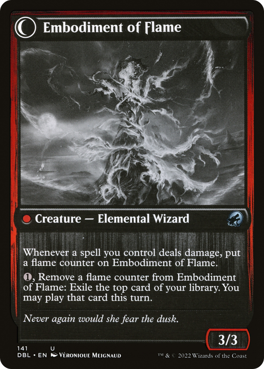 Flame Channeler // Embodiment of Flame (DBL-141) (Foil)