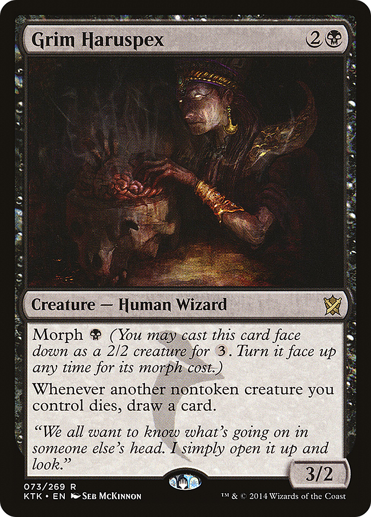 Grim Haruspex (KTK-073) (Foil)