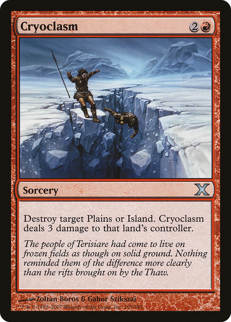 Cryoclasm (10E-195) (Foil)