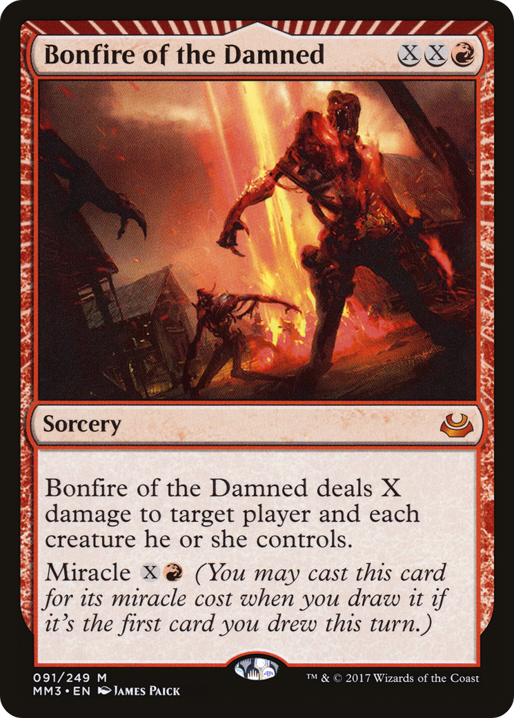 Bonfire of the Damned (MM3-091) (Foil)