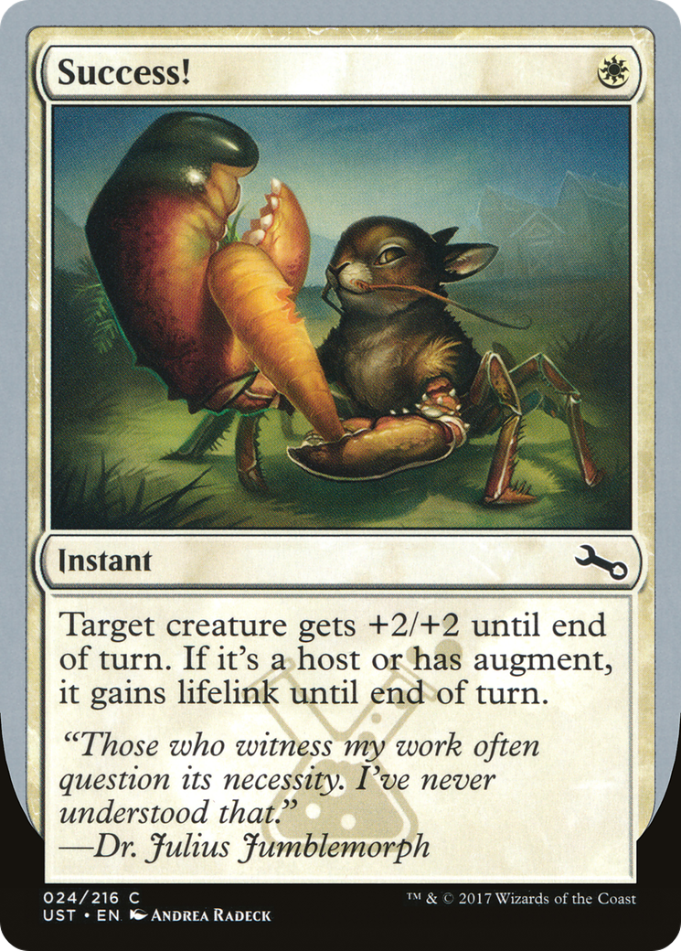Success! (UST-024)