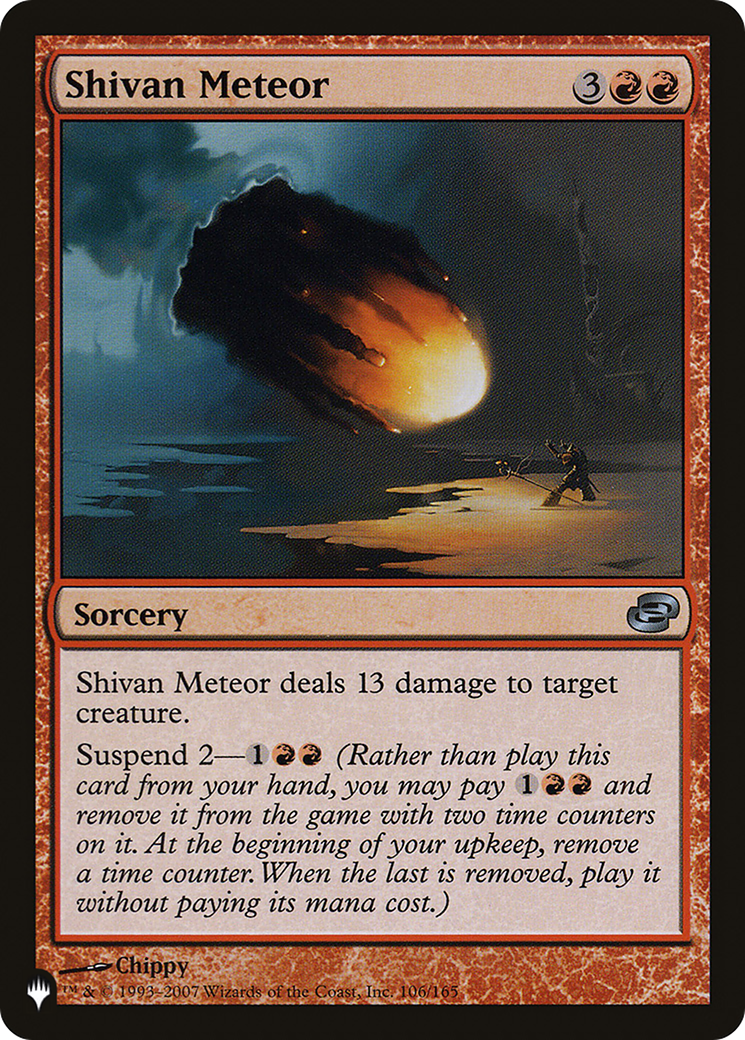 Shivan Meteor (LIST-PLC-106)