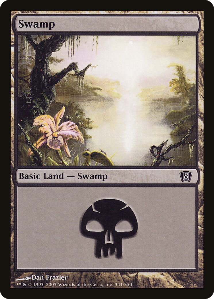 Swamp (341) (8ED-341★) (Foil)