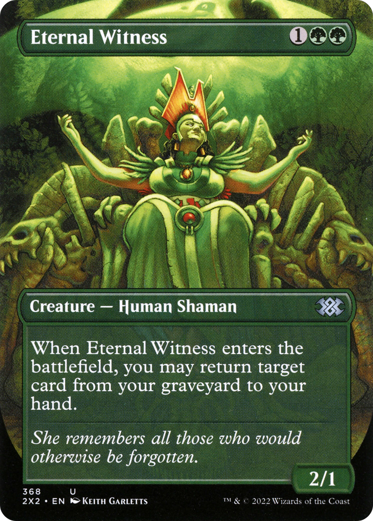 Eternal Witness (2X2-368) (Borderless) (Foil)