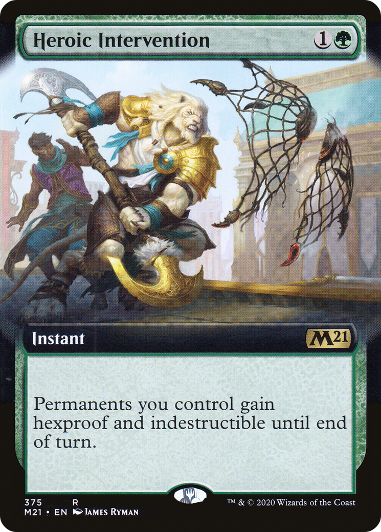 Heroic Intervention (M21-375) (Extended Art) (Foil)