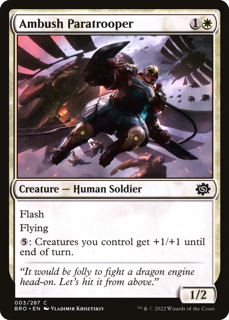 Ambush Paratrooper (BRO-003) (Foil)