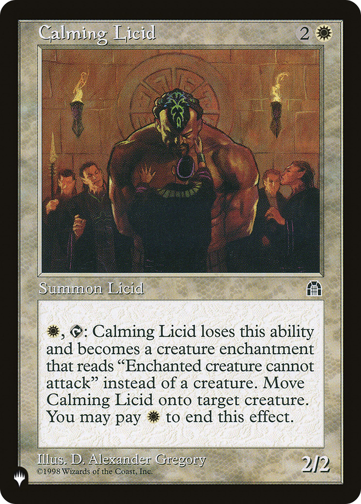 Calming Licid (LIST-STH-2)