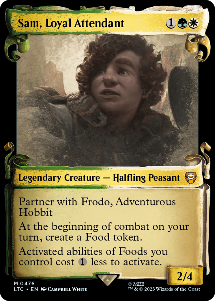 Sam, Loyal Attendant (LTC-476) (Showcase) (Scroll)