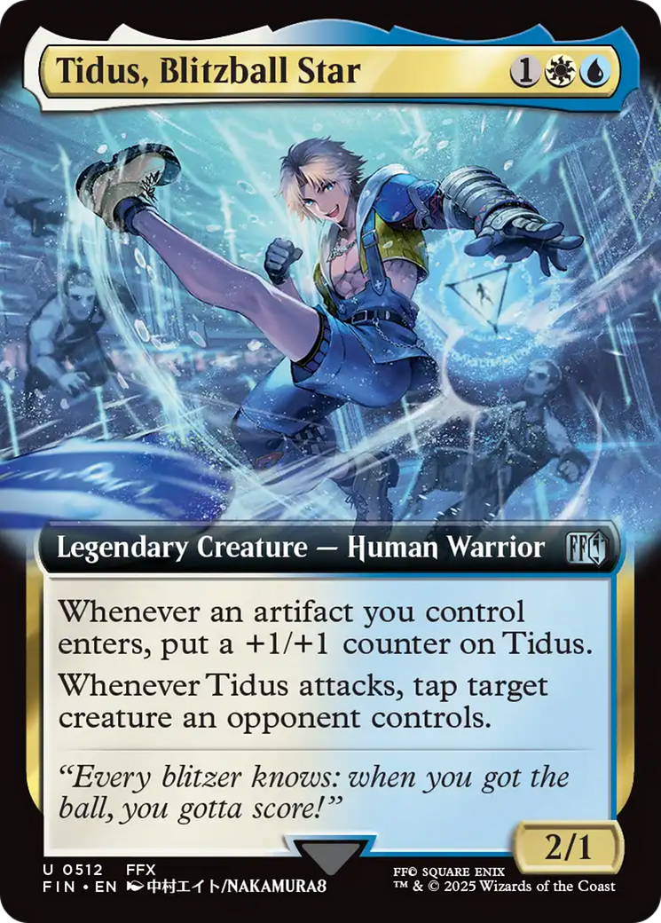 Tidus, Blitzball Star (FIN-512) (Extended Art) (Foil)